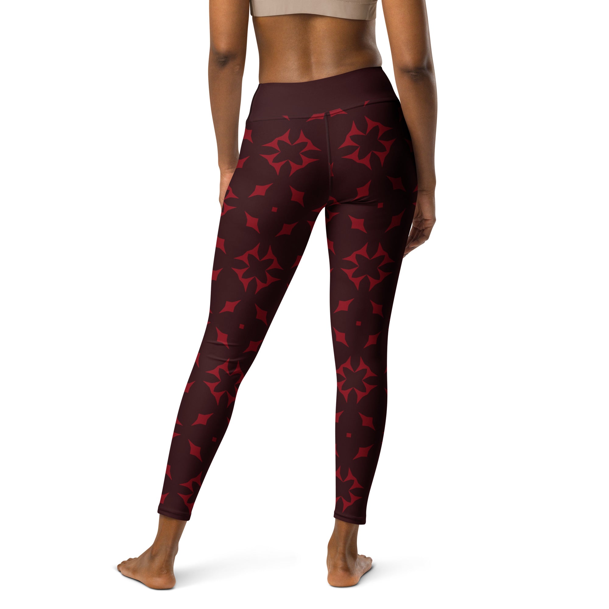 Comfortable and stretchable Mystic Moonlight Yoga Leggings for women.