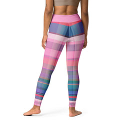 Vibrant and lively leggings featuring a fiesta-inspired design, perfect for adding a fun twist to your yoga routine.