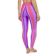 Stretchable and soft galaxy-themed leggings, ideal for yoga and meditation, offering a touch of the cosmos.