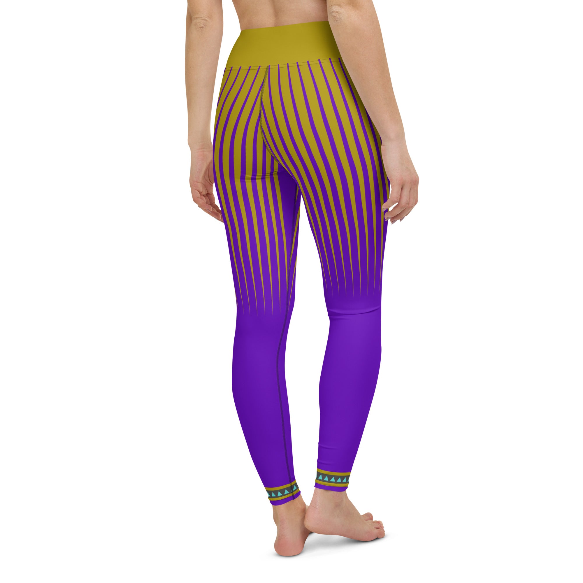 Comfort fit Citrine Circles yoga leggings for all-day wear.