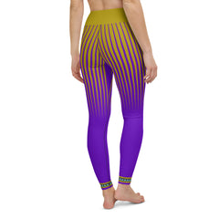 Comfort fit Citrine Circles yoga leggings for all-day wear.