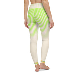 Amethyst Aura Yoga Leggings paired with a matching yoga top