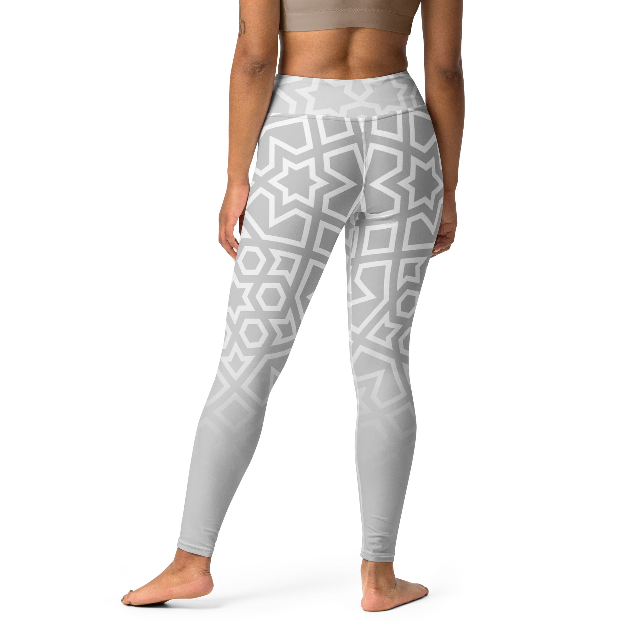 Tranquil Trek Yoga Leggings styled with a fitness outfit.