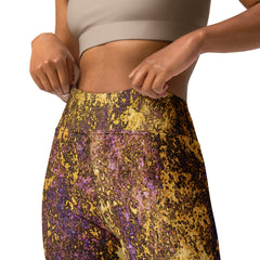Old Leather Book Yoga Leggings