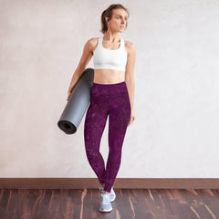 Elegant Purple Yoga Leggings for a serene yoga session