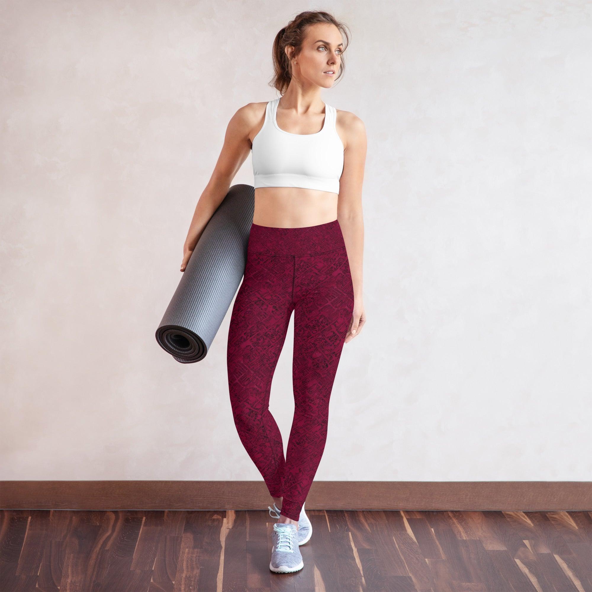 Alpine Reflections Yoga Leggings - Beyond T-shirts