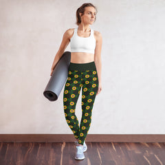 Serene Ocean Waves Yoga Leggings