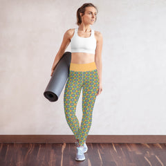 Paisley Pulse Yoga Leggings