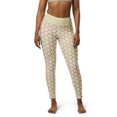 Lustrous Lattice Yoga Leggings