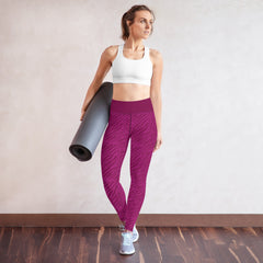 Peacock Elegance Yoga Leggings