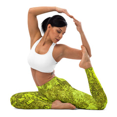 Vintage Woodgrain Yoga Leggings
