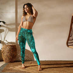 Weathered Leather Yoga Leggings