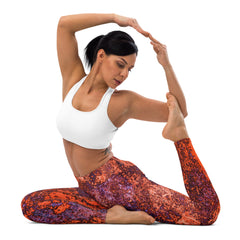 Worn Denim Yoga Leggings