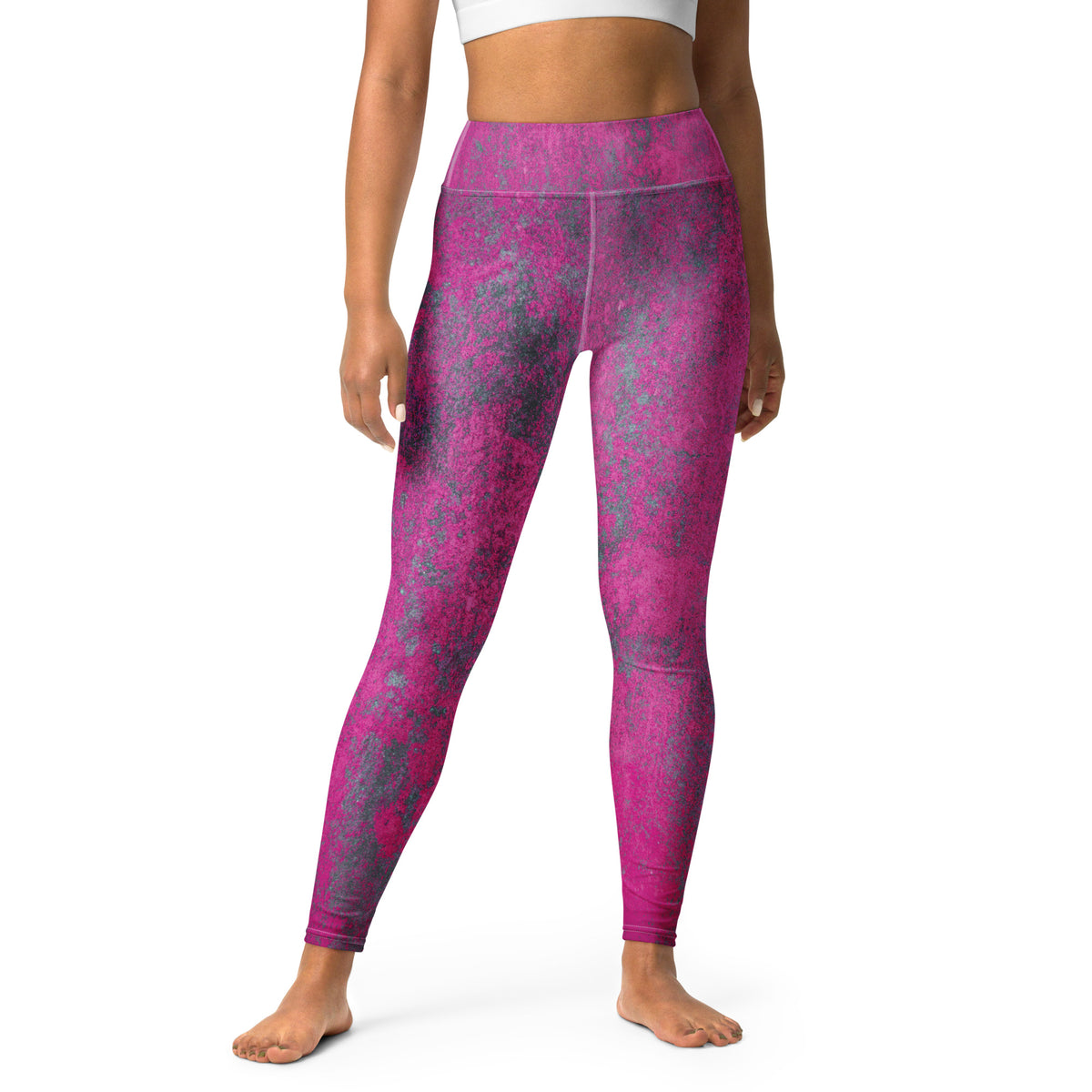 Rustic Patchwork Yoga Leggings