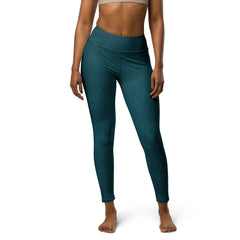 Silver Eleganza Yoga Leggings