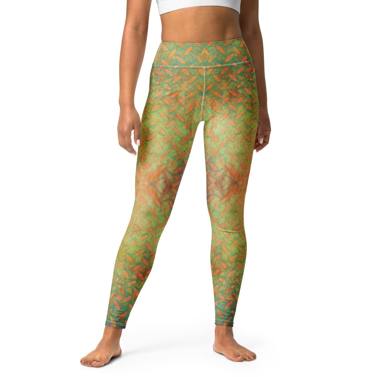 Microfiber Marvel Texture Yoga Leggings