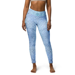 Jacquard Jet Texture Yoga Leggings