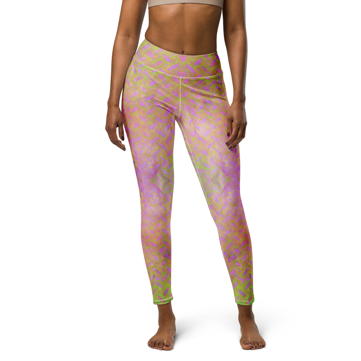 Sateen Sprint Texture Yoga Leggings