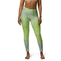 Jacquard Jet Texture Yoga Leggings