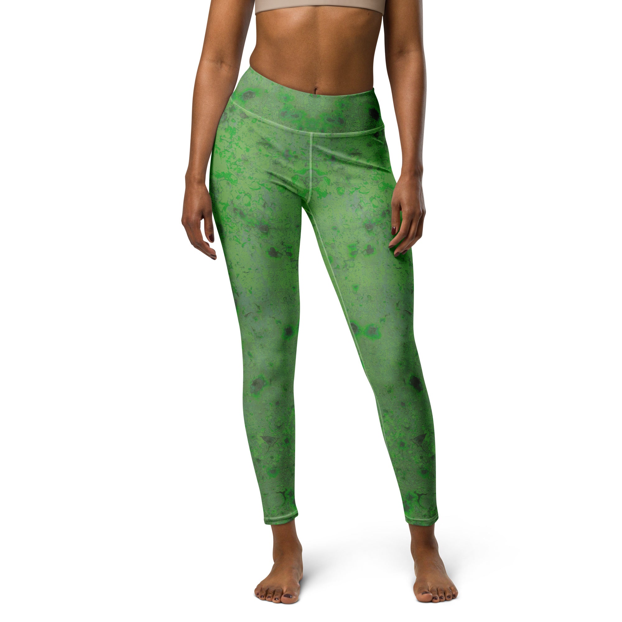 Velvety Bloom Yoga Leggings with Floral Design for Yoga Enthusiasts