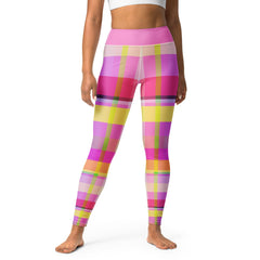 Vibrant Rainbow Spectrum Yoga Leggings, adding a burst of color to your fitness routine.
