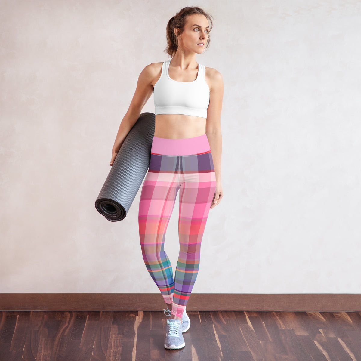 Colorful Fiesta Fiesta Yoga Leggings, infusing your workout with the energy of a vibrant celebration.
