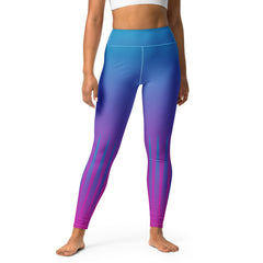 Celestial Sky Leggings: Where the art of yoga meets the majesty of the cosmos, for a truly inspired workout.