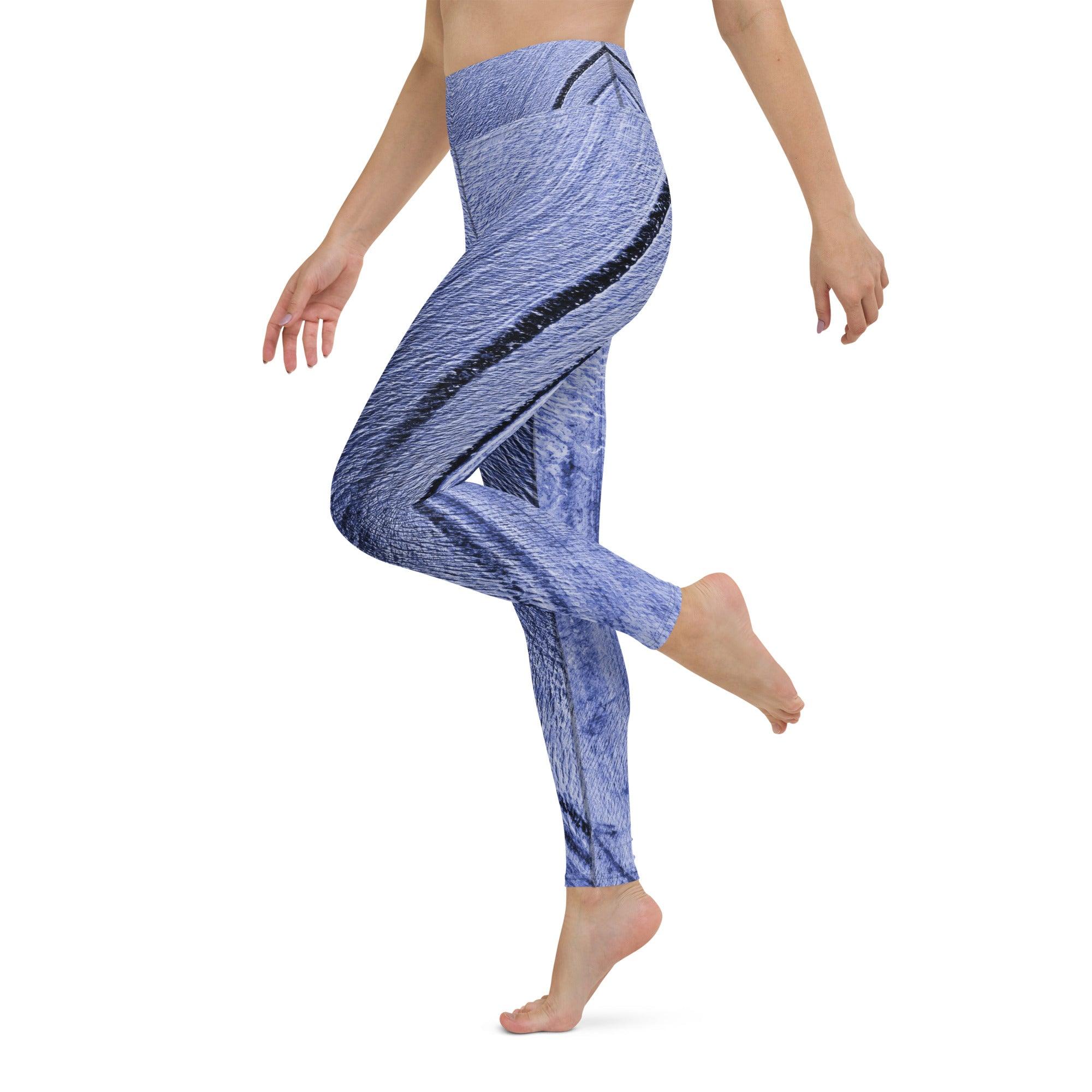Silver Surf III Yoga Leggings - Beyond T-shirts