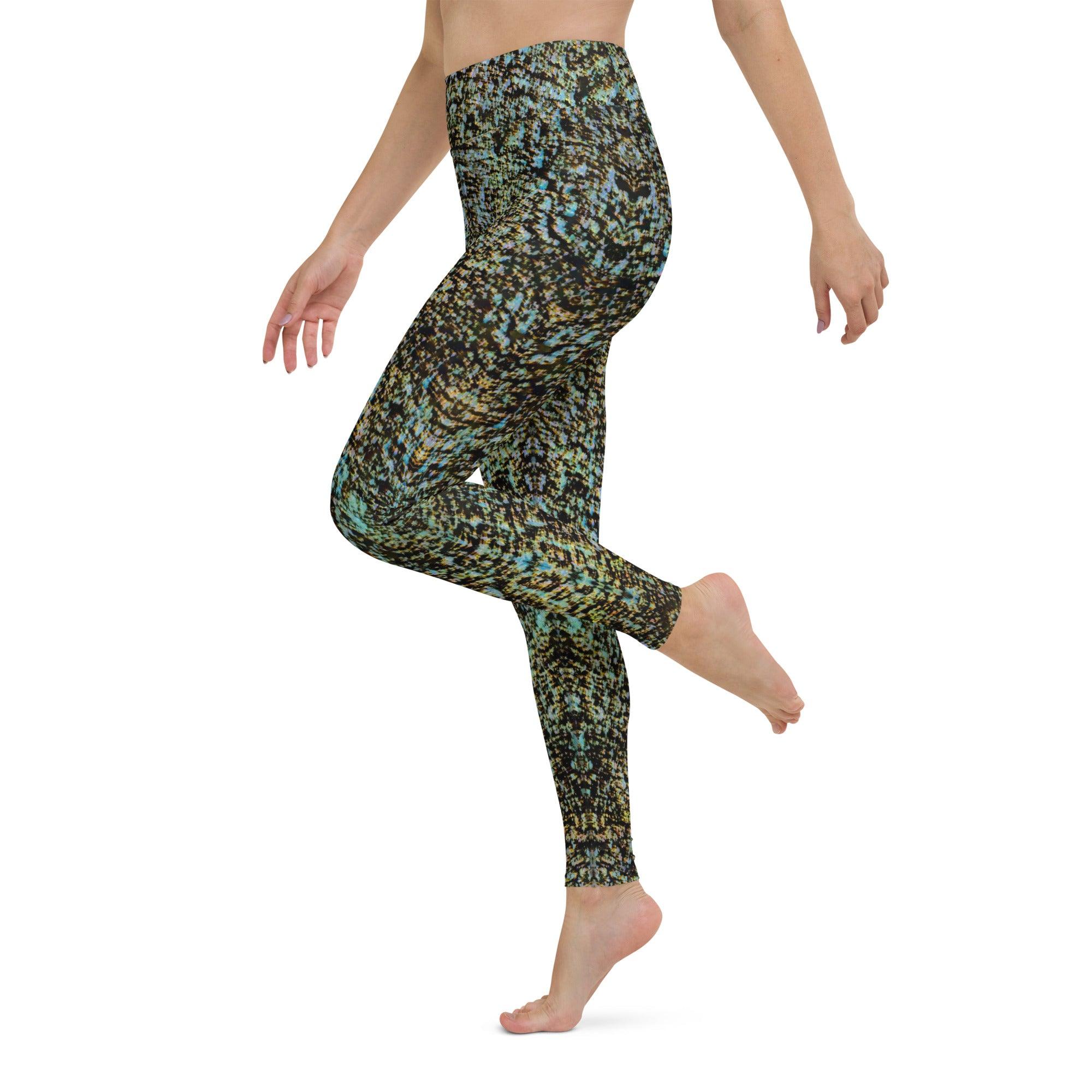 Floral Tranquility Yoga Leggings - Beyond T-shirts