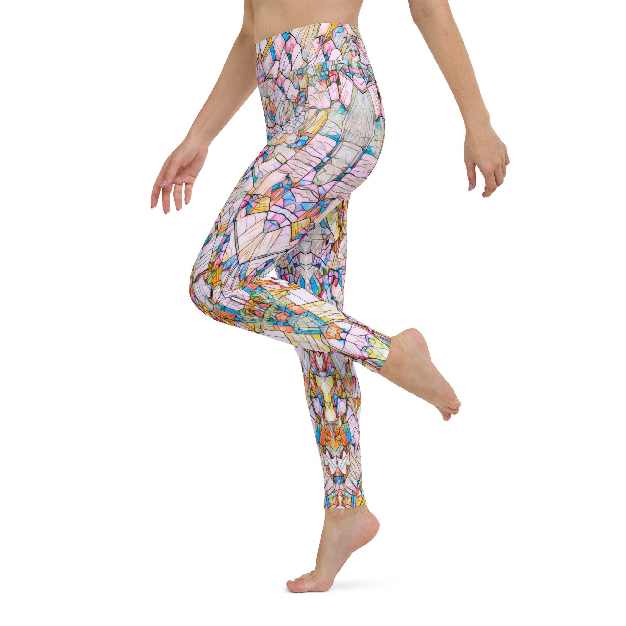 Floral Serenity Yoga Leggings - Beyond T-shirts