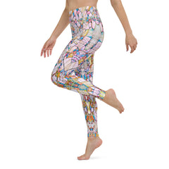 Floral Serenity Yoga Leggings - Beyond T-shirts