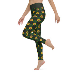 Serene Ocean Waves Yoga Leggings