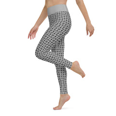 Elegant Polka-Dot Charm Yoga Leggings