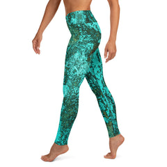 Weathered Leather Yoga Leggings