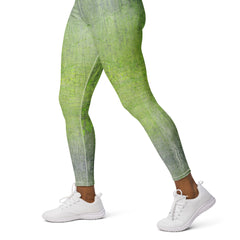 Jacquard Jet Texture Yoga Leggings