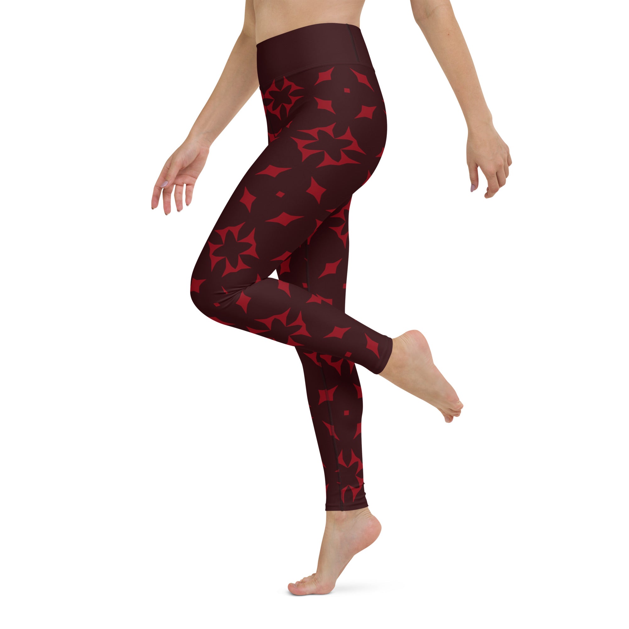 Durable and soft Mystic Moonlight Yoga Leggings perfect for any workout.