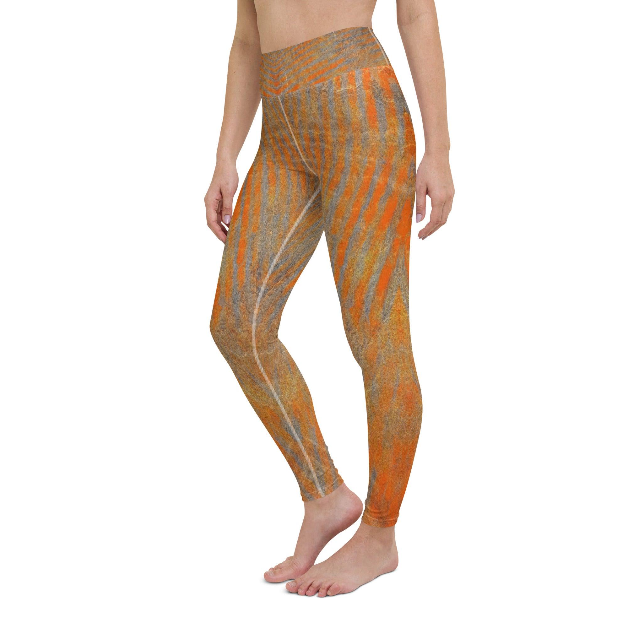 Orange Yoga Leggings - Beyond T-shirts
