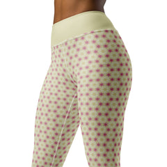 Lustrous Lattice Yoga Leggings