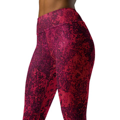 Aged Paper Yoga Leggings