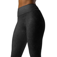 Textured Steel Yoga Leggings