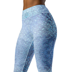 Jacquard Jet Texture Yoga Leggings