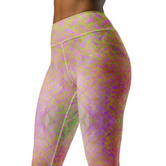 Sateen Sprint Texture Yoga Leggings