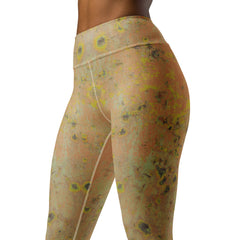 Camo Zen Yoga Leggings featuring High Waist and Stretch Fit