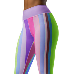 Comfortable Pastel Dreams leggings for yoga and fitness.
