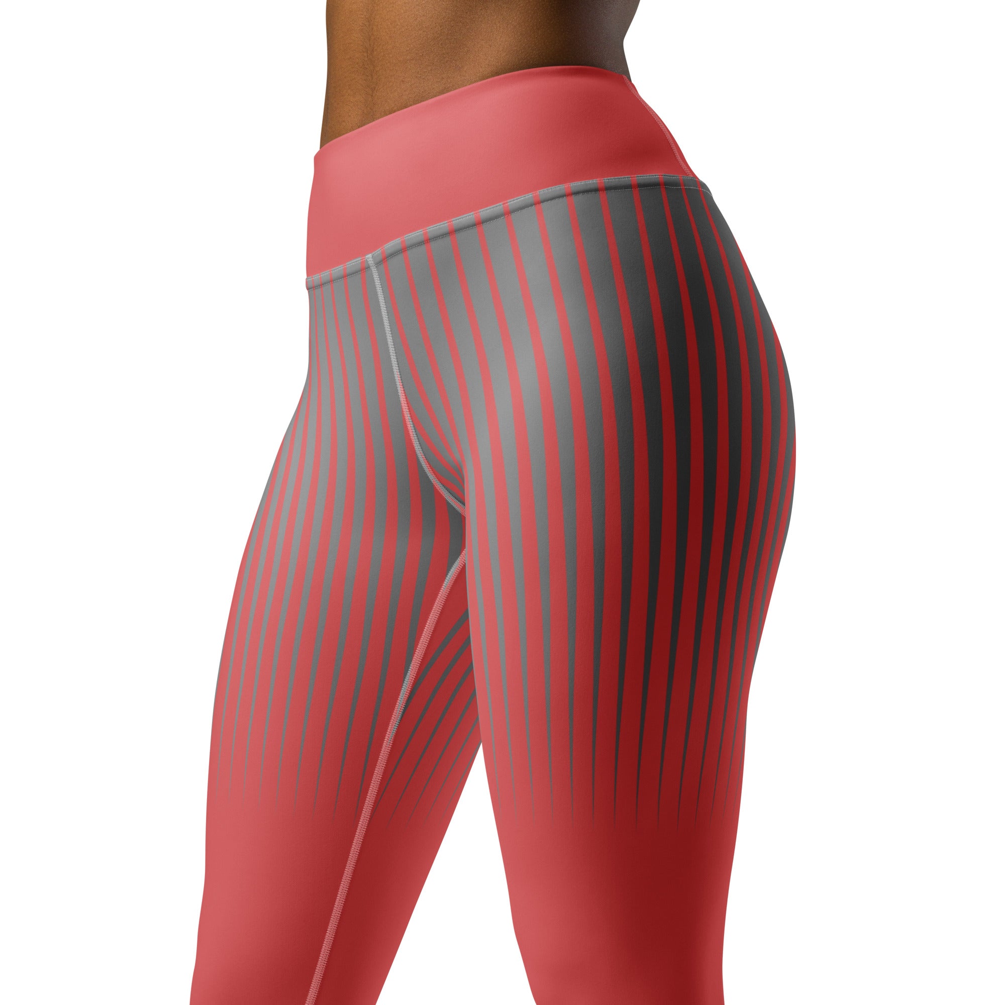 Close-up of Pearl Radiance Yoga Leggings fabric.