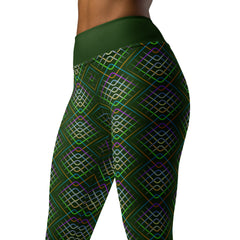 Comfortable Tribal Rhythm Yoga Leggings for fitness