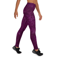Rich purple hue Yoga Leggings to elevate your workout style