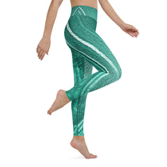Silver Surf VII Yoga Leggings - Beyond T-shirts