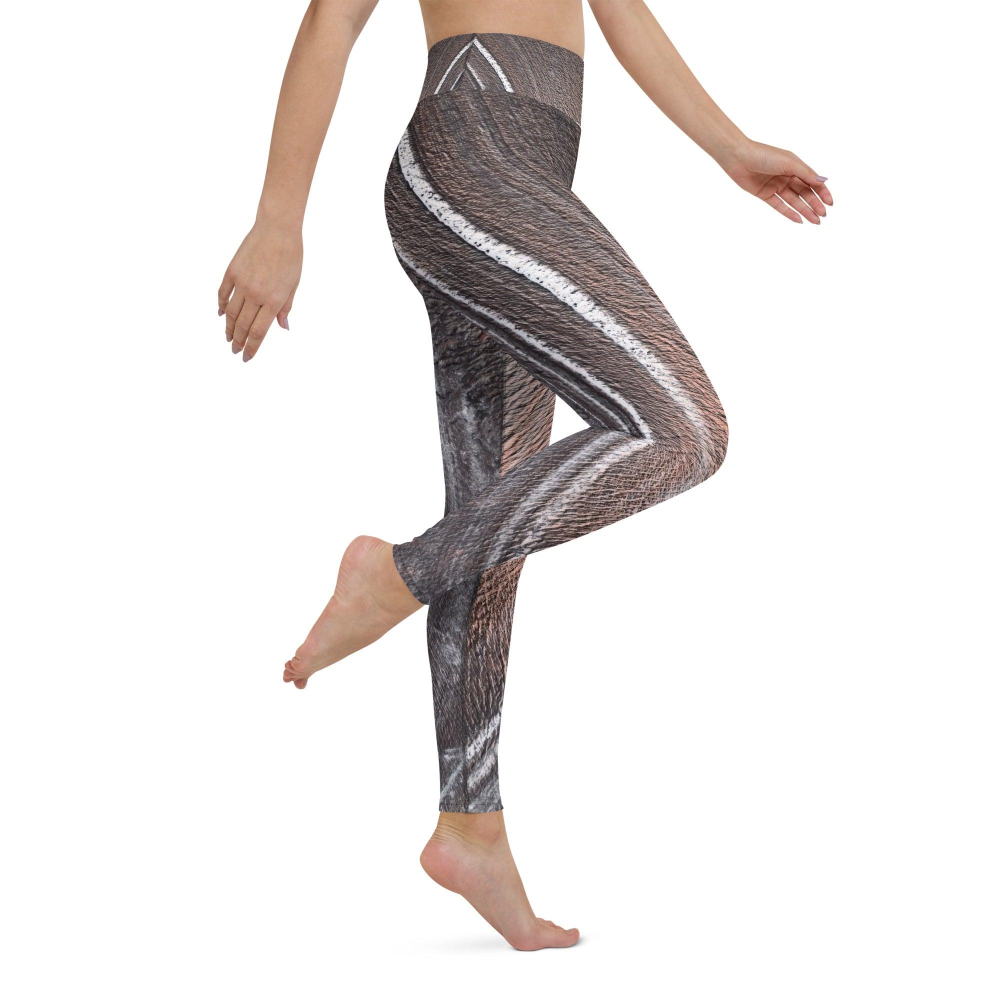 Silver Surf II Yoga Leggings - Beyond T-shirts
