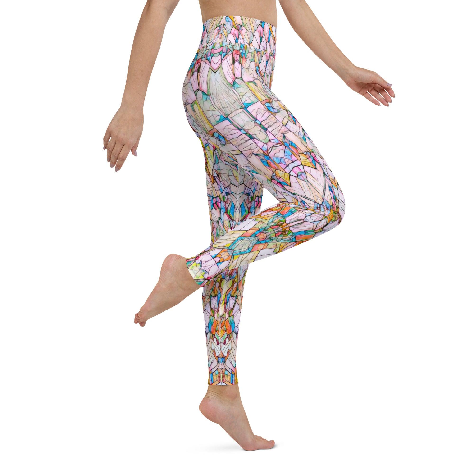 Floral Serenity Yoga Leggings - Beyond T-shirts